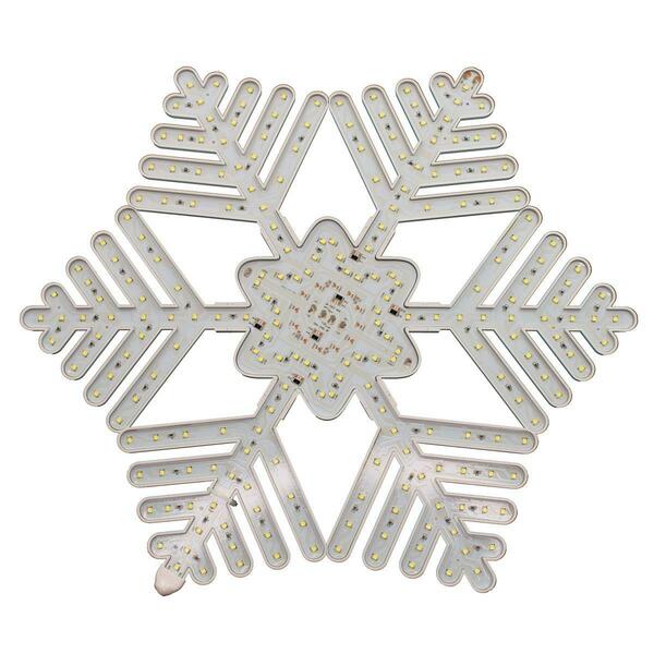 Queens Of Christmas 18 in. LED Snow Christmas Trees Snowflake LED-SFTR18-LWW